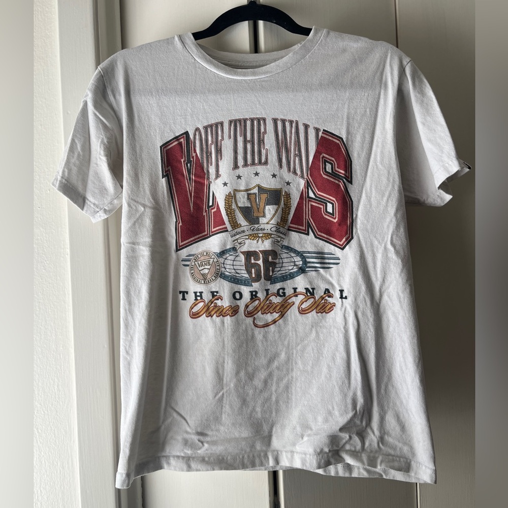 VANS. Unisex S Multi Pattern “Since Sixty Six” Tee